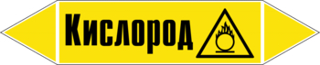 Маркировка трубопровода "кислород" (пленка, 358х74 мм) - Маркировка трубопроводов - Маркировки трубопроводов "ГАЗ" - Магазин охраны труда ИЗО Стиль