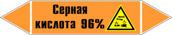 Маркировка трубопровода "серная кислота 96%" (k24, пленка, 126х26 мм)" - Маркировка трубопроводов - Маркировки трубопроводов "КИСЛОТА" - Магазин охраны труда ИЗО Стиль