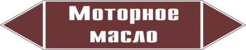 Маркировка трубопровода "моторное масло" (пленка, 126х26 мм) - Маркировка трубопроводов - Маркировки трубопроводов "ЖИДКОСТЬ" - Магазин охраны труда ИЗО Стиль